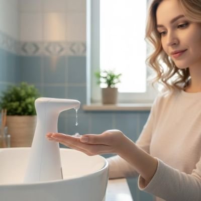 Distributeur de savon automatique adapté à tous les utilisateurs