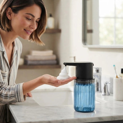 Distributeur de savon automatique sans contact pour salle de bain