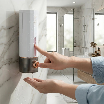 distributeur-de-savon-mural-avec-graduateur-transparente