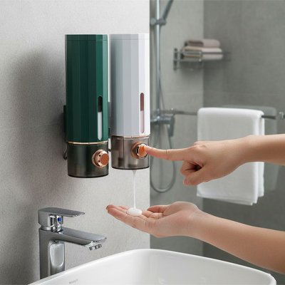 Distributeur de savon mural | Élégance Anti - gouttes - BainPratique