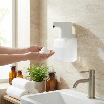 distributeur-de-savon-mural-sans-dégât