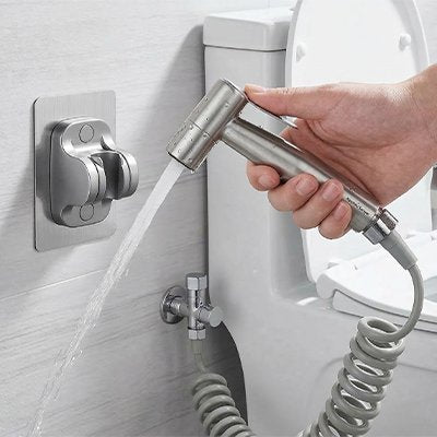 Douchette pour toilette avec prise en main confortable 