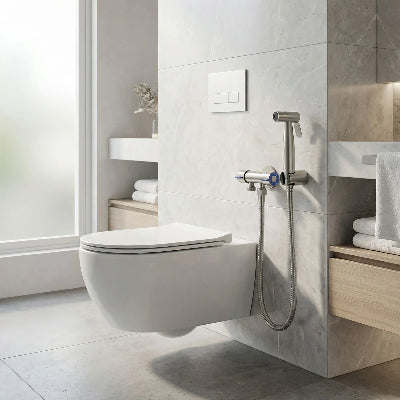 douchette-toilette-de-couleur-argent-chromé