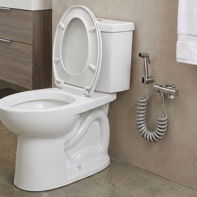 Douchette WC acier inoxydable résistant 