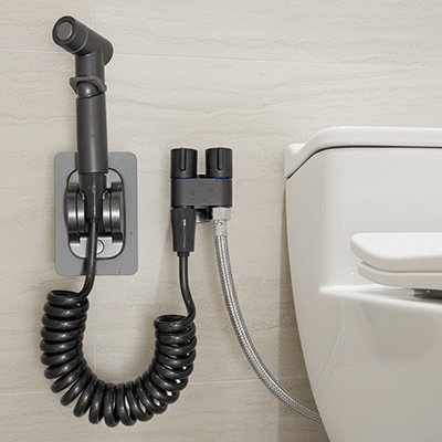 Douchette WC avec  Levier de commande ergonomique