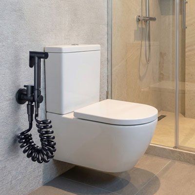 Douchette WC  Compatible avec toilettes suspendues et au sol