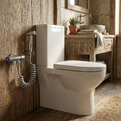 douchette wc en acier ideal pour l'hygiene