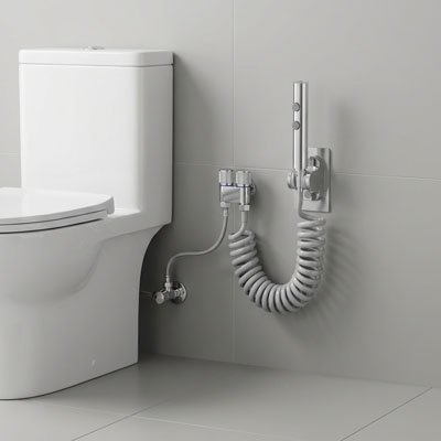 Douchette WC offrant un contrôle total du débit