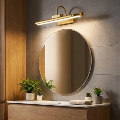 Éclairage mural LED pour miroir dans une salle de bain