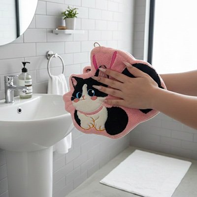 Essuie main lavable en machine pour maintenir une hygiène optimale