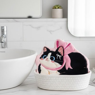 Essuie main Tissu eponge doux et efficace pour secher rapidement 