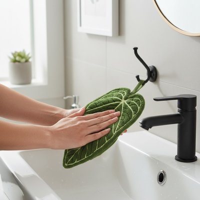 Essuie-mains remplaçant les serviettes jetables pour réduire les déchets