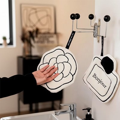 Essuie-mains s'intégrant à différents types de décoration intérieure