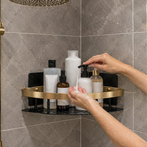Étagère de douche pour ranger shampoings gels douche et flacons