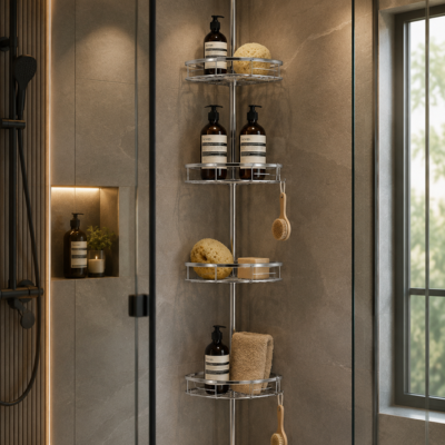 etagere-de-douche-télescopique-sans-perçage