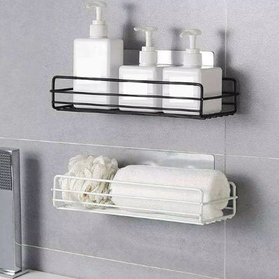 Etagere douche a finition noire ou blanche