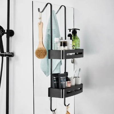 etagere-suspendue-elegante-noir