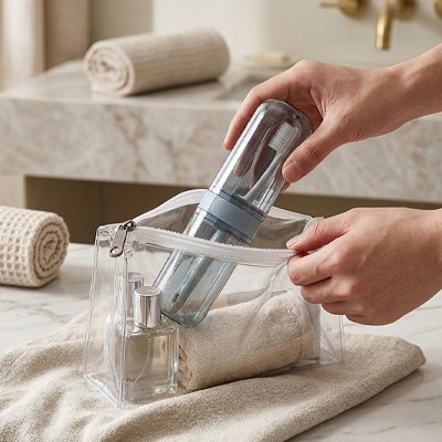 Étui de transport lavable pour brosse à dents fermeture sécurisé
