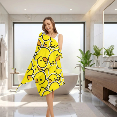 Grande Serviette de bain conçu pour sécher rapidement