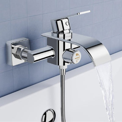 mitigeur baignoire avec levier unique permettant un réglage facile 