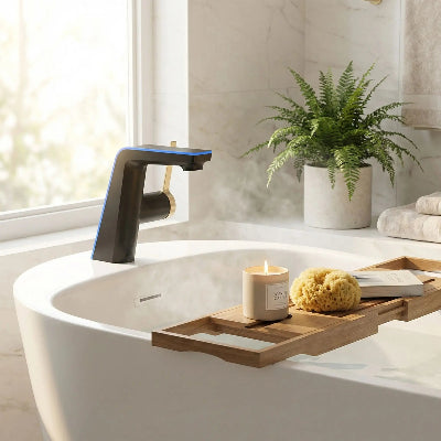 mitigeur-baignoire-fixer-sur-baignoire-blanche-auto-portant