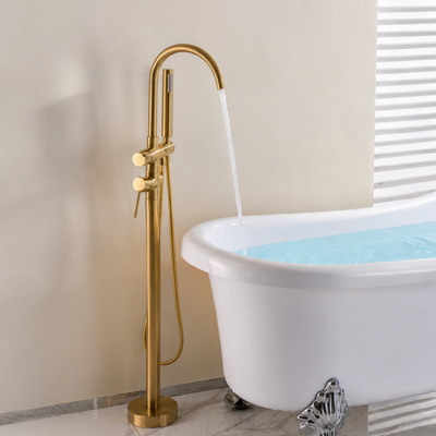 mitigeur baignoire sur pied a coté dune baignoire sur pied