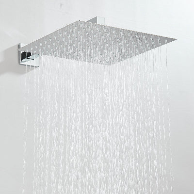 mitigeur douche avec tete carré effet pluie