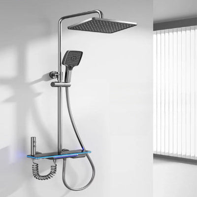 mitigeur douche gris thermostatique