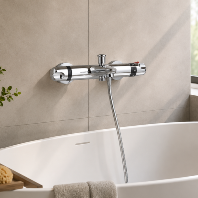 mitigeur-douche-thermostatique-pour-éviter-les-brulure