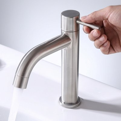 mitigeur lavabo esthétique moderne et épurée qui s'intègre harmonieusement