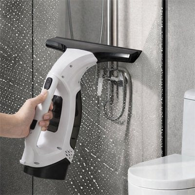 Nettoyeur de vitres sans fil avec raclette pour surfaces vitrées