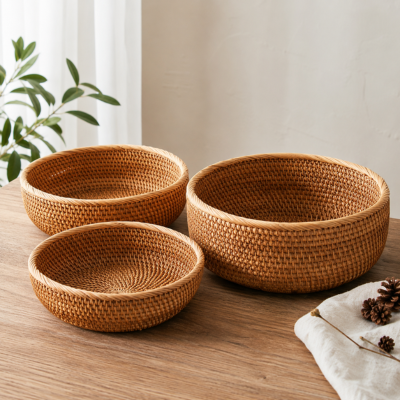 Panier de rangement en fibres naturelles pour vos accessoires