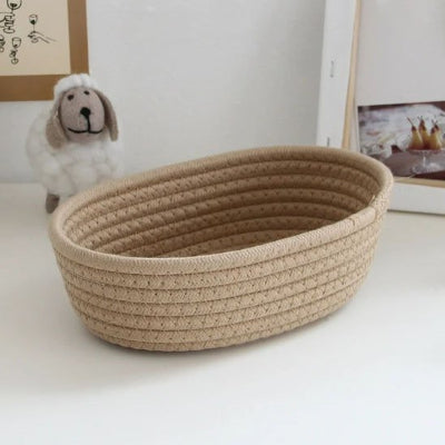 Panier de rangement qui s'integre facilement sur etageres et meubles