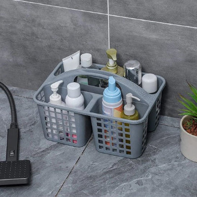 panier de rangement salle de bain avec parois grillagées 