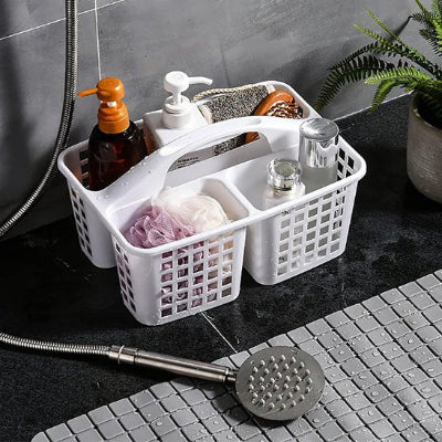 panier de rangement salle de bain format compact rectangulaire