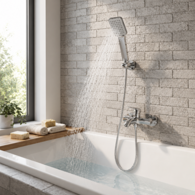 pommeau-de-douche-chic-et-simple-sur-mur-en-brique