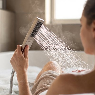 Pommeau de douche convient  pour les cheveux ou le corps