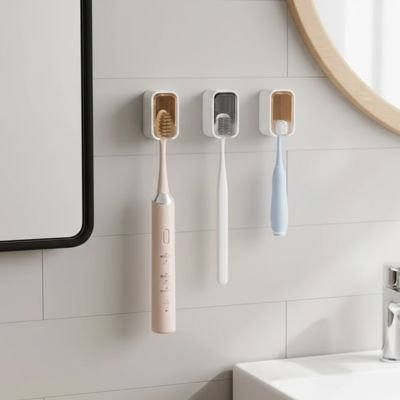 Porte brosse a dent​ a  installation simple et rapide
