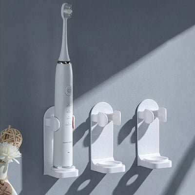 Porte brosse à dent électrique avec fixation adhésive
