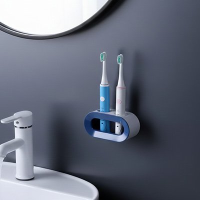 Porte brosse à dent mural en plastique résistant facile d'entretien