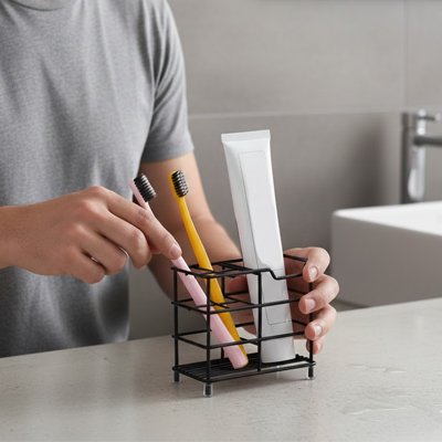Porte-brosse a dents​ robuste garantissant une longue durée 
