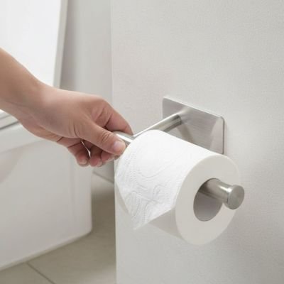 Porte papier toilette disponible en trois couleurs