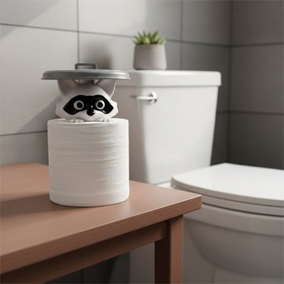 Porte papier toilette fait de construction en céramique robuste