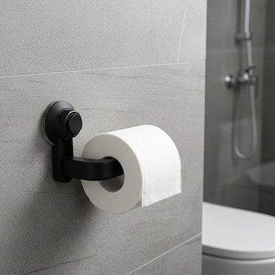 Porte papier toilette mise en place en quelques secondes