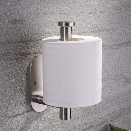Porte papier toilette pouvant être installé a l'horizontale ou vertical
