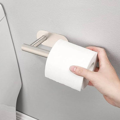 Porte papier toilette s'adaptant à tous formats standards de rouleaux