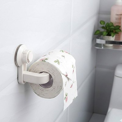 Porte papier toilette utilisable également comme porte-serviette 