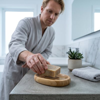Porte savon adaptées aux espaces réduits de salle de bain