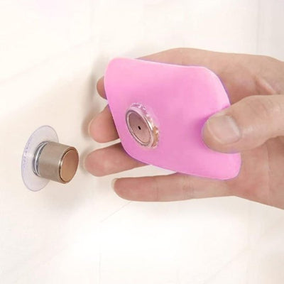 Porte savon aimante fonctionnant avec savons solides de différentes tailles