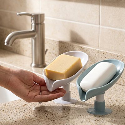 Porte savon angle ajustable pour faciliter l'accès et optimiser l'écoulement